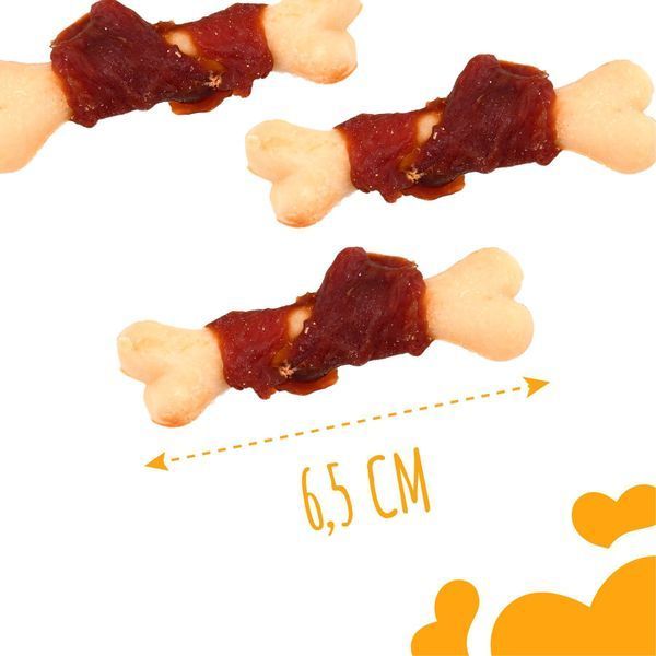 Ласощі для собак Mavsy CALCIUM BONE with DUCK качина ніжка з кальцієм, 100 г LSD07 фото