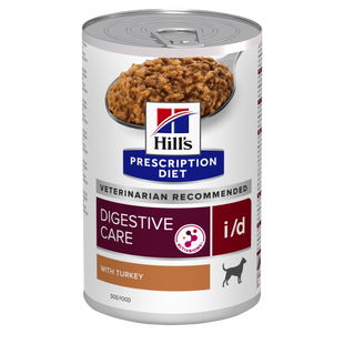Hill&rsquo;s PRESCRIPTION DIET i/d Digestive Care Вологий корм для собак догляд за травленням, з індичкою, консерва, 360 г 607215 фото