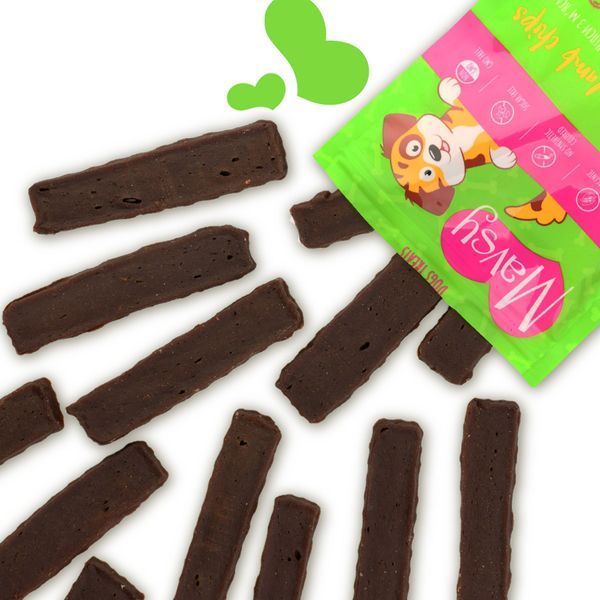 Ласощі для собак Mavsy LAMB chips з ягням, 100 г LSL01 фото