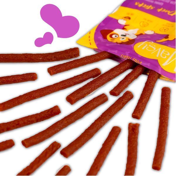 Лакомые палочки для собак по уходу за зубами и деснами Mavsy DUCK sticks с уткой, 120 г LSS02 фото