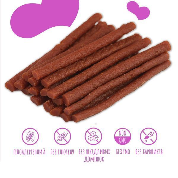 Лакомые палочки для собак по уходу за зубами и деснами Mavsy DUCK sticks с уткой, 120 г LSS02 фото