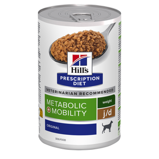 Hill&rsquo;s PRESCRIPTION DIET Metabolic + Mobility зниження ваги і підтримка суглобів, консерва, 370 г 607714 фото