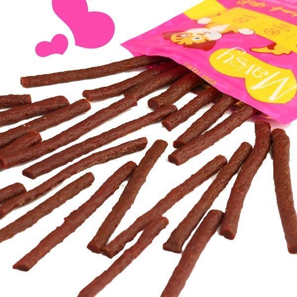 Ласощі палички для собак для догляду за зубами та яснами Mavsy LAMB sticks з ягням, 100 г LSS04 фото