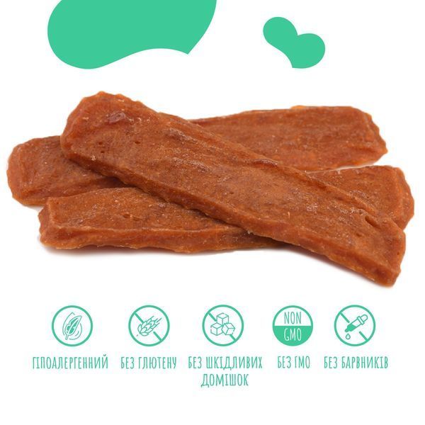 Ласощі дієтичні для собак з чутливим травлення Mavsy RABBIT chips з м'яса кролика, 100 г LSR02 фото