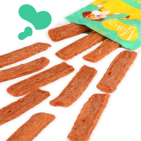 Ласощі дієтичні для собак з чутливим травлення Mavsy RABBIT chips з м'яса кролика, 100 г LSR02 фото
