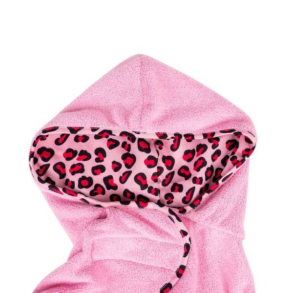 Халат для собак Max & Molly Bath Robe Leopard Pink з леопардовим принтом, S 120091 фото