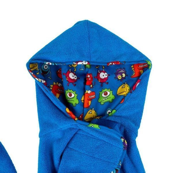 Халат для собак Max & Molly Bath Robe Little Monster з принтом Маленькі монстри, S 183091 фото