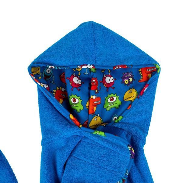 Халат для собак Max & Molly Bath Robe Little Monster з принтом Маленькі монстри, S 183091 фото