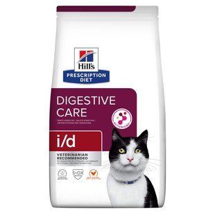 Hill's PRESCRIPTION DIET i/d Сухой корм для кошек уход за пищеварением, с курицей, 1,5 кг (AB+) 607643 фото