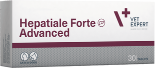 Vet Expert Hepatiale Forte Advanced Нутрицевтична добавка для підтримання та захисту функцій печінки у котів і собак 208971 фото