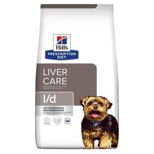 Hill&rsquo;s PRESCRIPTION DIET l/d Сухий корм для собак для підтримання функції печінки, 1,5 кг 605842 фото