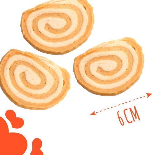 Ласощі для собак від 3-х місяців Mavsy Refined jerky SALMON ROLLS WITH RED CAVIAR філадельфія з лососем і червоною ікрою, 100 г LSRM01 фото