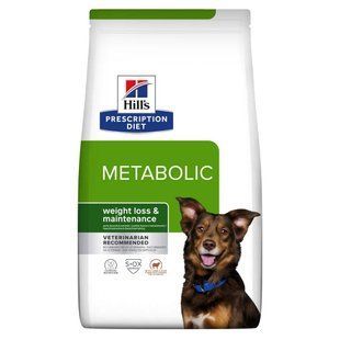 Hill&rsquo;s PRESCRIPTION DIET Metabolic Сухий корм для собак для контролю та зниження ваги, з ягням і рисом, 1,5 кг 606044 фото