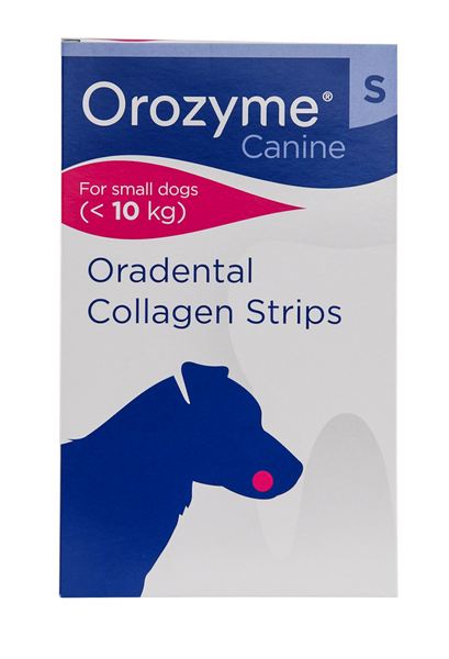 Жувальні смужки для собак Orozyme для гігієни ротової порожнини, розмір S для малих порід до 10 кг, (&asymp;24 шт) 1922 фото