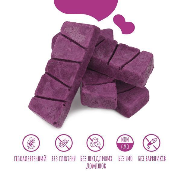 Лакомство для собак от 3-х месяцев Mavsy freeze dried CHOCOLATE FONDANT WITH PURPLE SWEET POTATO шоколадный фондан с фиолетовым бататом FDMAVSY12 фото