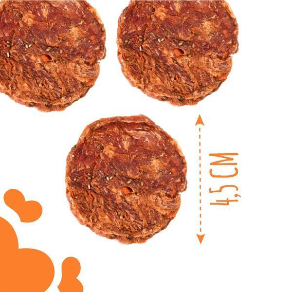 Лакомство для собак от 3-х месяцев Mavsy Refined jerky DUCK CHIPS WITH CHIA SEEDS AND CARROTS чипсы из утки с семенами чиа и морковью, 50 г LSRM04 фото