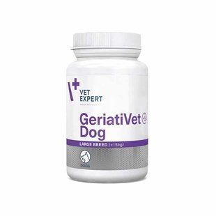 Vet Expert GeriatiVet Dog Large Breed Комплекс вітамінів та мінералів для собак великіх порід від 15 кг зрілого віку 58426 фото