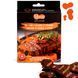 Лакомство для собак от 3-х месяцев Mavsy Refined jerky BBQ VENISON STEAK WITH SUN-DRIED TOMATOES ON A BED OF PUMPKIN стейк из оленины с вялеными томатами на подушке из тыквы, 100 г LSRM06 фото 1