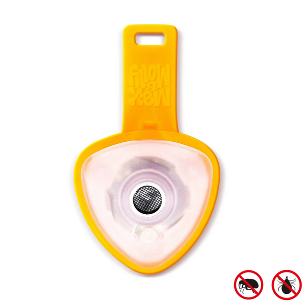 Ультразвуковой отпугиватель для собак от клещей и блох Max & Molly Soundshield 24/7 Ultrasonic Technology Orange, оранжевый MM0122 фото
