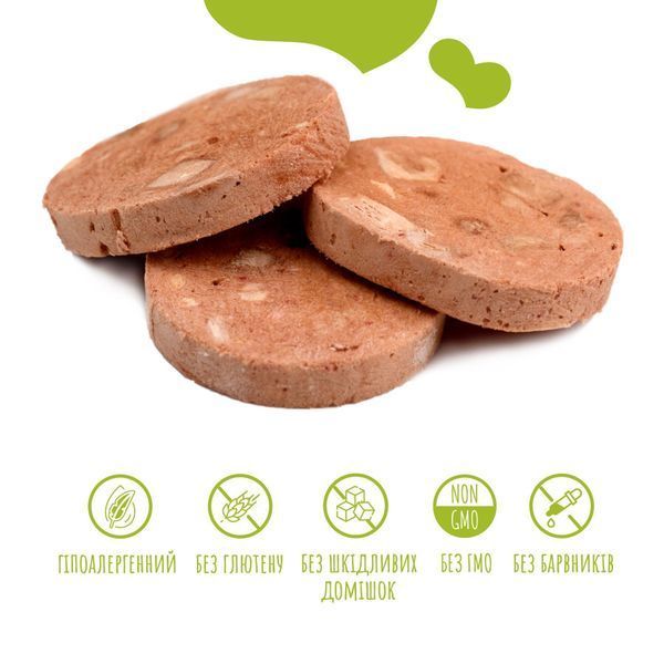 Лакомство для собак от 3-х месяцев Mavsy Freeze dried DUCK FOIE GRAS WITH CARAMELIZED APPLE фуа-гра из утки с карамелизированным яблоком, 50 г FDMAVSY02 фото