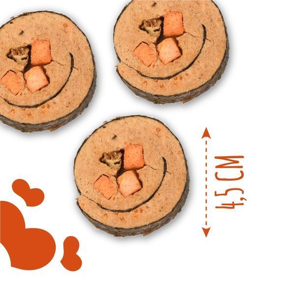 Ласощі для собак від 3-х місяців Mavsy Freeze dried SUSHI WITH RED CAVIAR суші лосося з червоною ікрою, 50 г FDMAVSY03 фото
