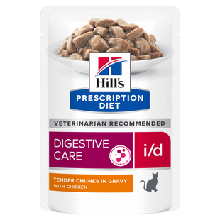 Hill&rsquo;s PRESCRIPTION DIET i/d Вологий корм для котів догляд за травленням, з куркою, пауч, 85г 606407 фото